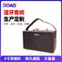Ретро Bluetooth-колонка BANSHIDUN/DOWO DW-999, дерево и кожа, два динамика, 20 Вт, слот для карт