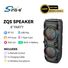 Портативная караоке-колонка SING-E ZQS8229, 2 НЧ-динамика 8", 30 Вт, пульт ДУ, проводной микрофон