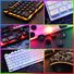 Проводной игровой комплект клавиатура и мышь Viper KM320, USB, подсветка, механическое ощущение клавиш