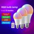 Лампа светодиодная RGB A60 Feishi E27, 16 цветов, с пультом ДУ, диммируемая, 5–30 Вт