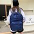 Рюкзак унисекс с принтом букв, оксфорд, 20–35 л, для школы, университета и поездок