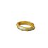 Кольцо Mia Sophia Jewelry в винтажном стиле: латунь с позолотой, цветок с цирконами и эмалью нефритового цвета, размер 7