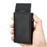 Картхолдер JMCONN B08 с выдвижными картами и защитой RFID, алюминий и PU-кожа, 9,8 × 7 см