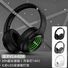 Накладные Bluetooth-наушники QT-904L с цветной LED-подсветкой, проводной и беспроводной режим