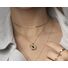 Колье-чокер Miya Sophia Jewelry, короткая цепочка из меди с позолотой, минимализм, обхват 41–50 см, 10 г