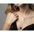 Колье-чокер Miya Sophia Jewelry, короткая цепочка из меди с позолотой, минимализм, обхват 41–50 см, 10 г