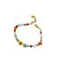 Браслет из бисера Miyuki Miya Sophia Jewelry с подсолнухами в стиле Ван Гога, пресноводный жемчуг, 16+3 см