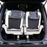 Защитные панели на спинки сидений 3-го ряда Lehuo для Toyota Alphard/Vellfire 30 и 40 серии, марганцевая сталь