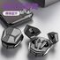 Игровые TWS-наушники DX-26 в стиле меха, Bluetooth 5.3, низкая задержка, цифровой дисплей заряда, подсветка