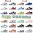 Кеды Dunk SB Low унисекс, низкие, кожа, резиновая подошва, расцветки Panda и другие