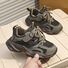 Кроссовки детские массивные (dad shoes), на липучке, дышащие, мультяшный рисунок, размеры 26–37