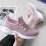 Женские кроссовки из вязаной сетки flyknit, дышащие, лёгкие, для бега и повседневной носки, 36–40