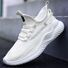 Мужские летние кроссовки в стиле Yeezy из канваса, вязаный верх, дышащие, повседневные