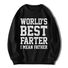 Мужская футболка «World Best Farter I Mean Father» — подарок папе, 100% хлопок, S–5XL