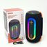 Портативная Bluetooth-колонка JC-610 с ручкой и RGB-подсветкой, два динамика, 10 Вт, Bluetooth 5.3, слот для карт