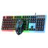 Игровой проводной комплект клавиатура и мышь Limei GTX350 с RGB-подсветкой, USB, 1600 DPI