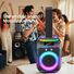 Колонка-линейный массив Oudiobop BK-898 с Bluetooth 5.3, 8-дюймовый динамик, 80 Вт, дисплей, два радиомикрофона