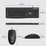 Проводной комплект клавиатура и мышь AOC KM151, USB, 1600 dpi, для дома, игр и офиса