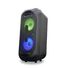 Bluetooth-колонка MHJUBA HL-515, два динамика 4", металлическая сетка, цветная подсветка, вариант с микрофоном