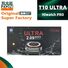 Смарт-часы T10 Ultra, звонки по Bluetooth, пульс, давление, SpO2, экран TFT, мультиязычное меню