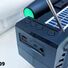 Bluetooth-колонка P-909 в форме космического шаттла, две солнечные панели, FM-радио, подсветка, 12 Вт