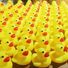 Резиновая игрушка-уточка для ванной со звуком, 3,1 см