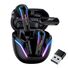 Игровые наушники-вкладыши Coolma T27, RGB, Bluetooth 5.3 + 2.4G, низкая задержка, шумоподавление
