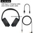 Накладные Bluetooth-наушники с шумоподавлением, BT 5.4, дальность 100 м