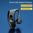 Наушник V12 Bluetooth, заушный, моно, с индикатором заряда на кейсе, IPX5