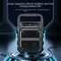 Портативная караоке-колонка Quanqiuyin M15 со звуковой картой, Bluetooth и беспроводными микрофонами
