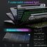 Беспроводной комплект клавиатура и мышь KS182, 2,4 ГГц, RGB-подсветка, тихие клавиши, защита от засыпания экрана