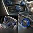 Кольца на регуляторы климата Dodge Challenger, Durango, Jeep Grand Cherokee 2015–2022, Aichejue, алюминий
