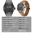 Мужские часы NORTH EDGE MACH, солнечная подзарядка, водозащита 50 м, светящиеся стрелки
