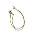 Браслет женский Miya Sophia Jewelry тонкий с круглыми подвесками, латунь с позолотой, 16,5+4 см