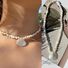 Ожерелье из натуральных камней, ракушек и жемчуга YK Jewelry женское, пляжный стиль