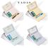 Кошелёк YADAS 878-B004 компактный, тройное сложение, экокожа, принт на заказ, с застёжкой