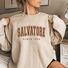 Свитшот HOOK ON YOU Salvatore Since 1864, Mystic Falls, вампирская тематика, круглый вырез