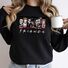 Худи Friends на Хэллоуин с принтом фильмов ужасов, хлопок, европейские размеры XS–XXXL