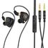 Jiangsheng X9, проводные наушники-вкладыши HiFi для ПК и игр, 3,5 мм, два разъёма