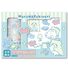 Набор декоративного скотча и стикеров Guangbo Sanrio «Мишка в пледе» 6×6 для скрапбукинга, 50677