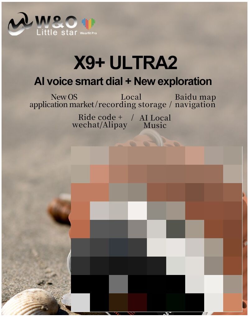 Смарт-часы YSCEN X9+ Ultra2 с AMOLED-экраном 2,13″, Bluetooth-звонки, Alipay и WeChat
