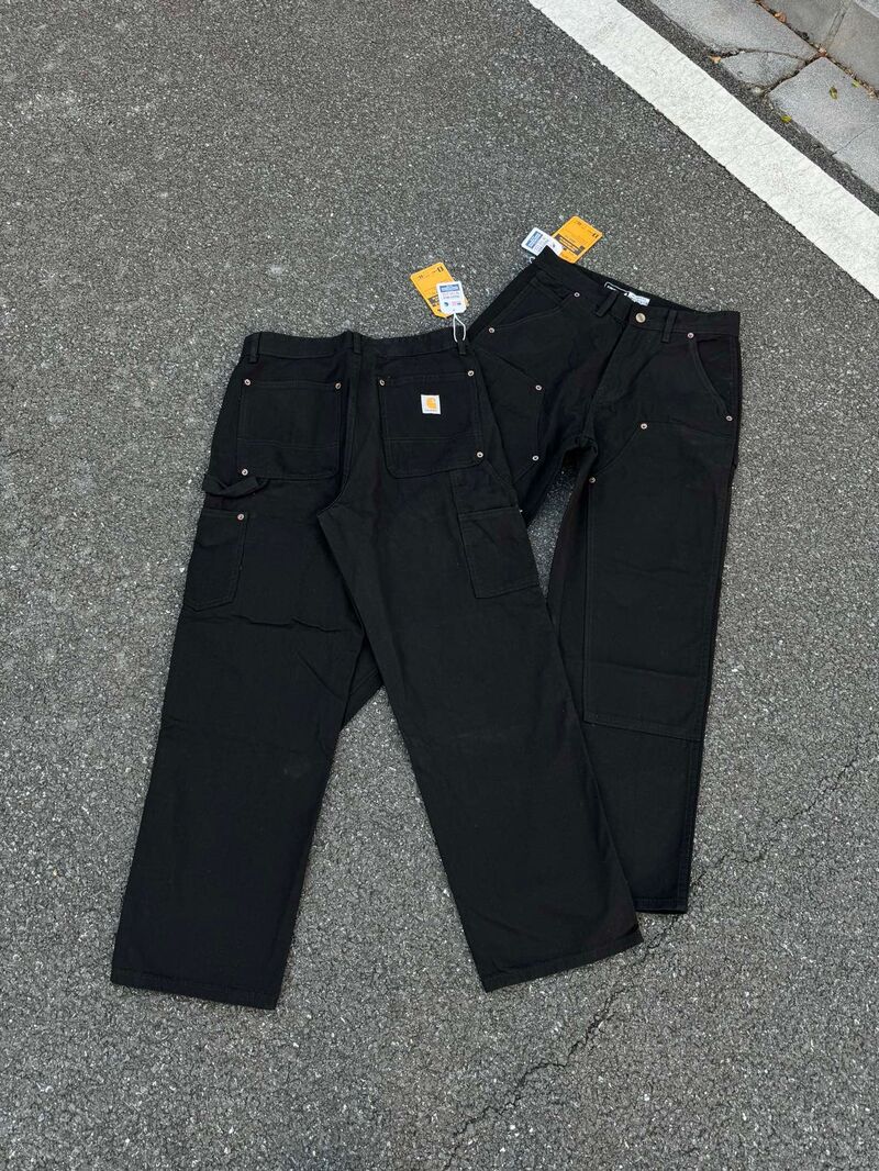 Джинсы Carhartt Lumberjack в японском стиле workwear, свободные прямые, унисекс, для пары