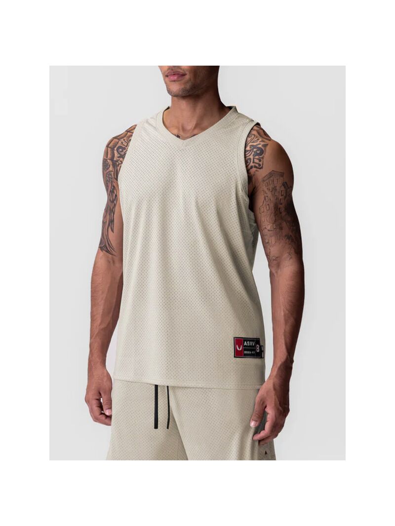 Майка баскетбольная мужская ASRV Technical Sportswear, V-вырез, сетка, быстросохнущая, охлаждающая ткань