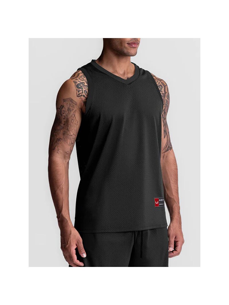 Майка баскетбольная мужская ASRV Technical Sportswear, V-вырез, сетка, быстросохнущая, охлаждающая ткань