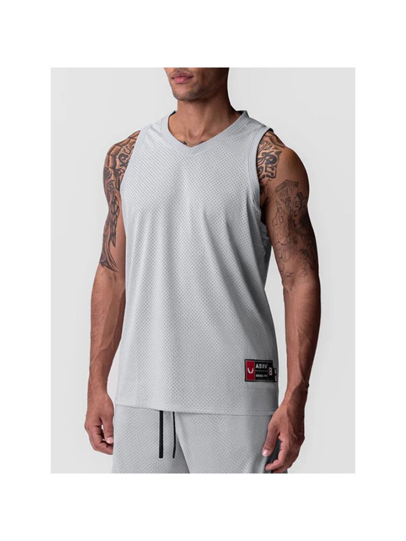 Майка баскетбольная мужская ASRV Technical Sportswear, V-вырез, сетка, быстросохнущая, охлаждающая ткань