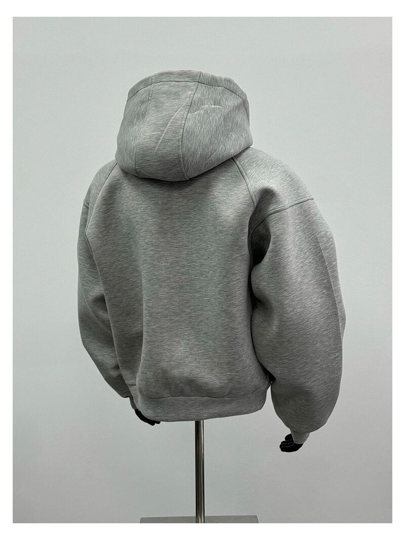 Мужская короткая толстовка-кардиган oversize с капюшоном, GFCPGUAN