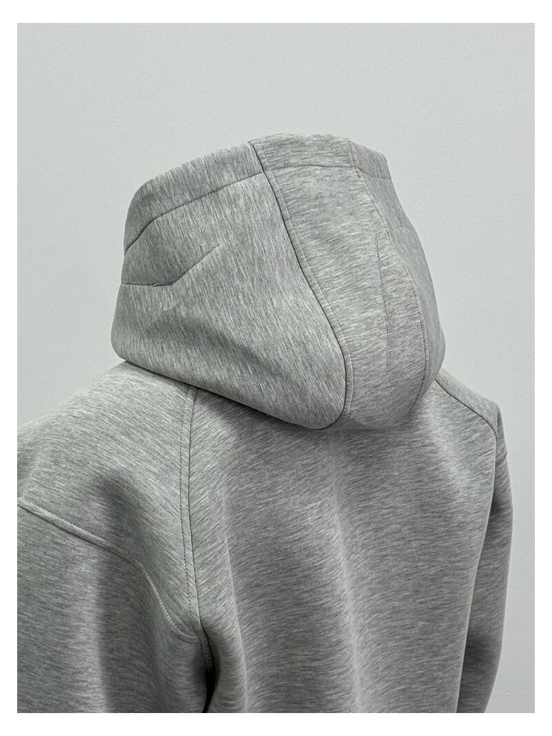 Мужская короткая толстовка-кардиган oversize с капюшоном, GFCPGUAN