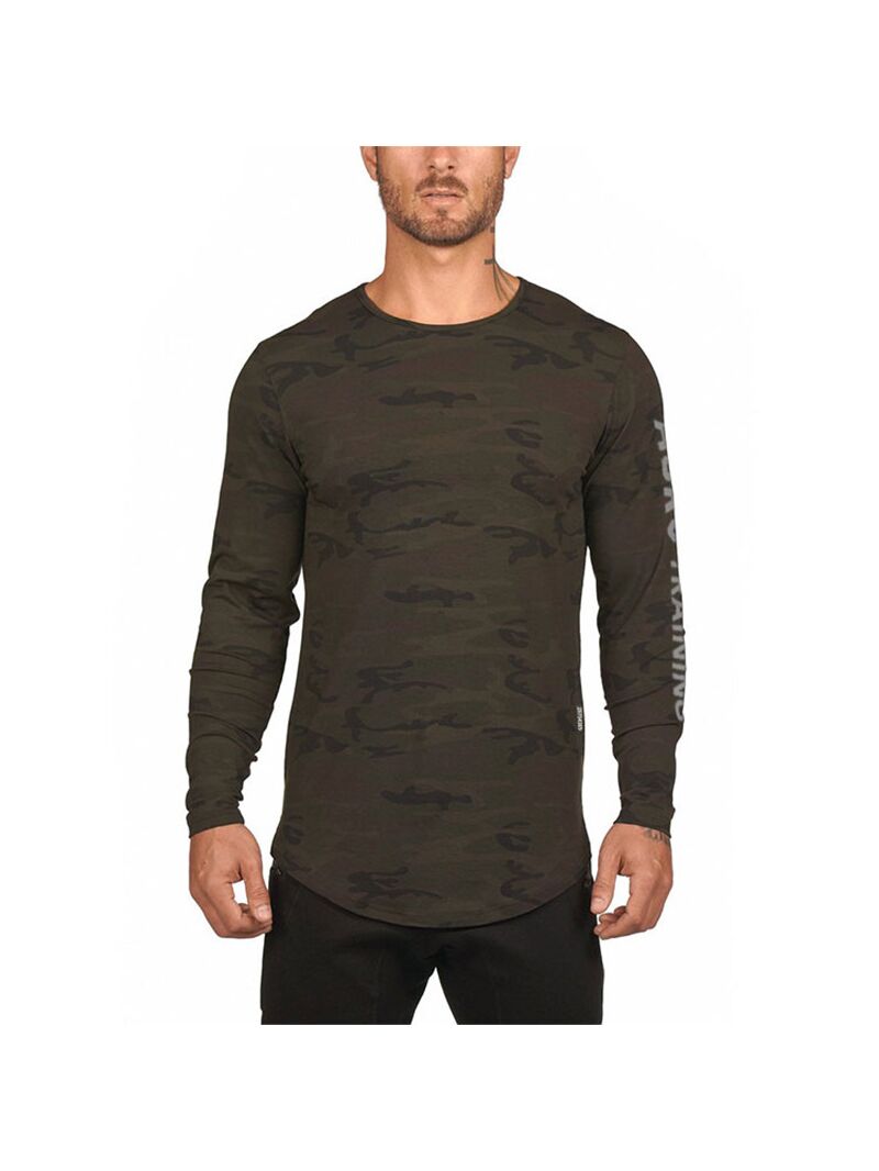 Футболка ASRV Technical Sportswear мужская, длинный рукав реглан, быстросохнущая