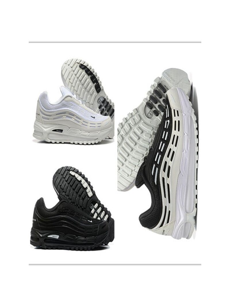 Мужские кроссовки для бега с амортизацией Shox, ПУ-кожа и сетка