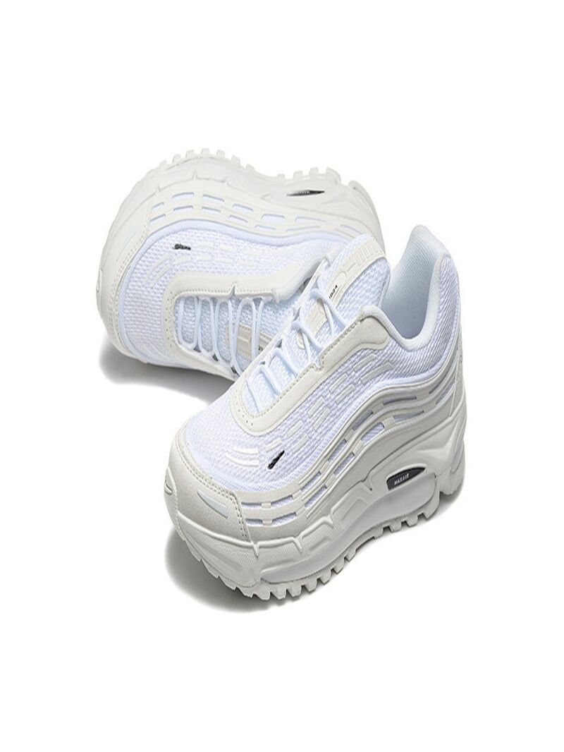 Мужские кроссовки для бега с амортизацией Shox, ПУ-кожа и сетка